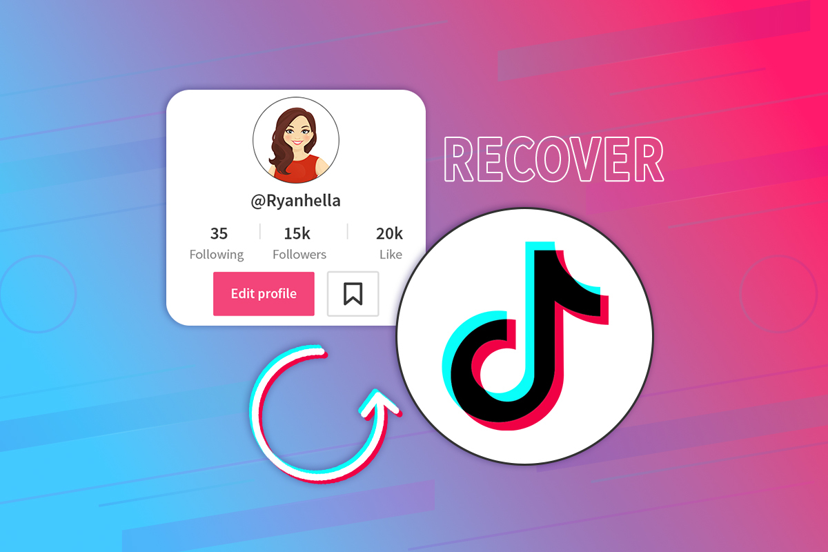 how to recover tiktok account